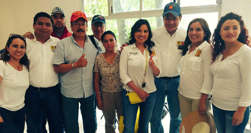 PRD a la cabeza de las preferencias en Contreras