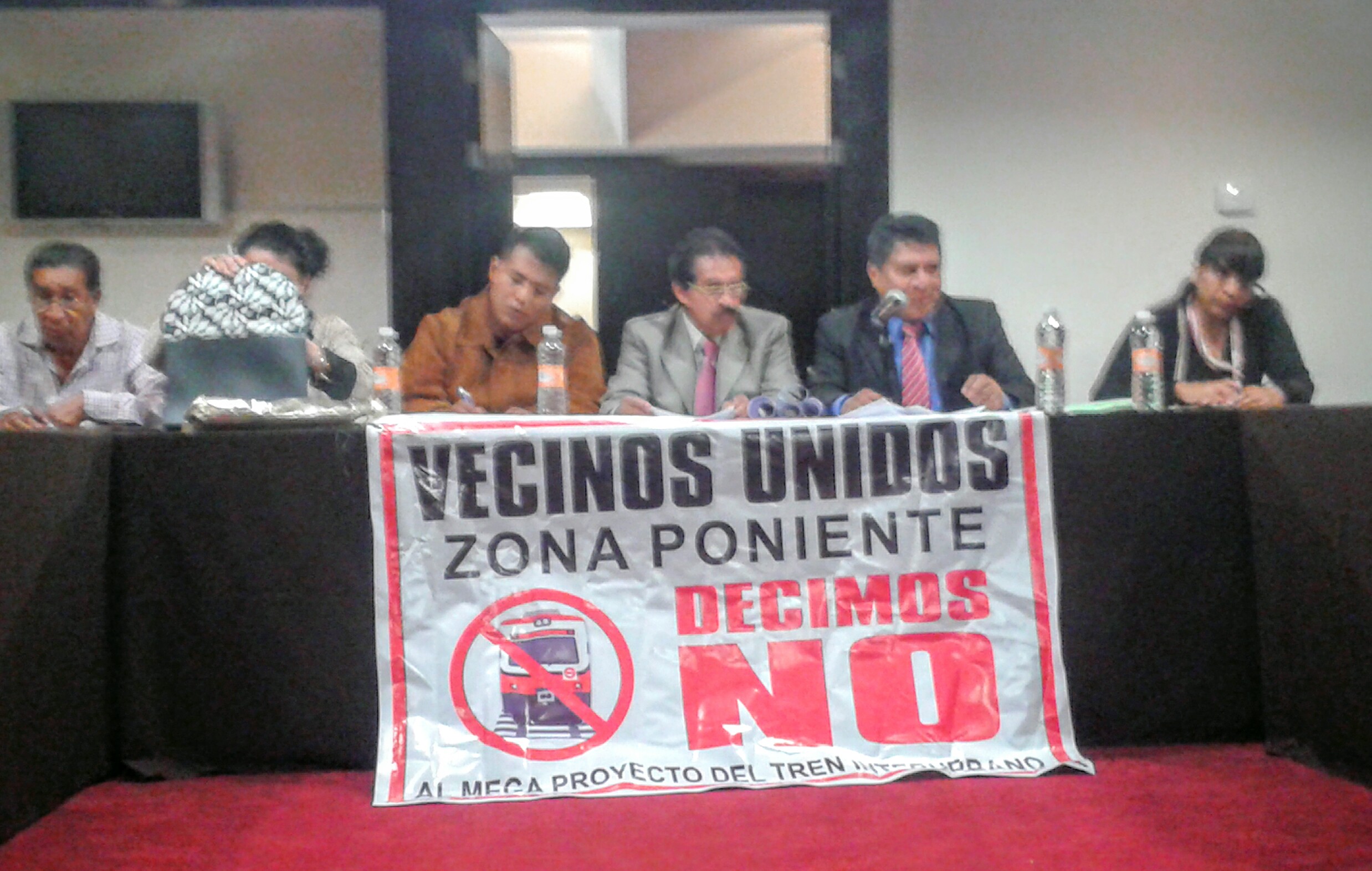Seremos los nuevos afectados por el Tren interurbano: vecinos de Tacubaya