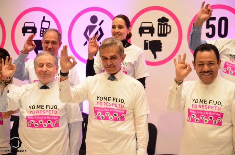 Respalda ONU y FIA, campaña «Yo me fijo, Yo respeto»