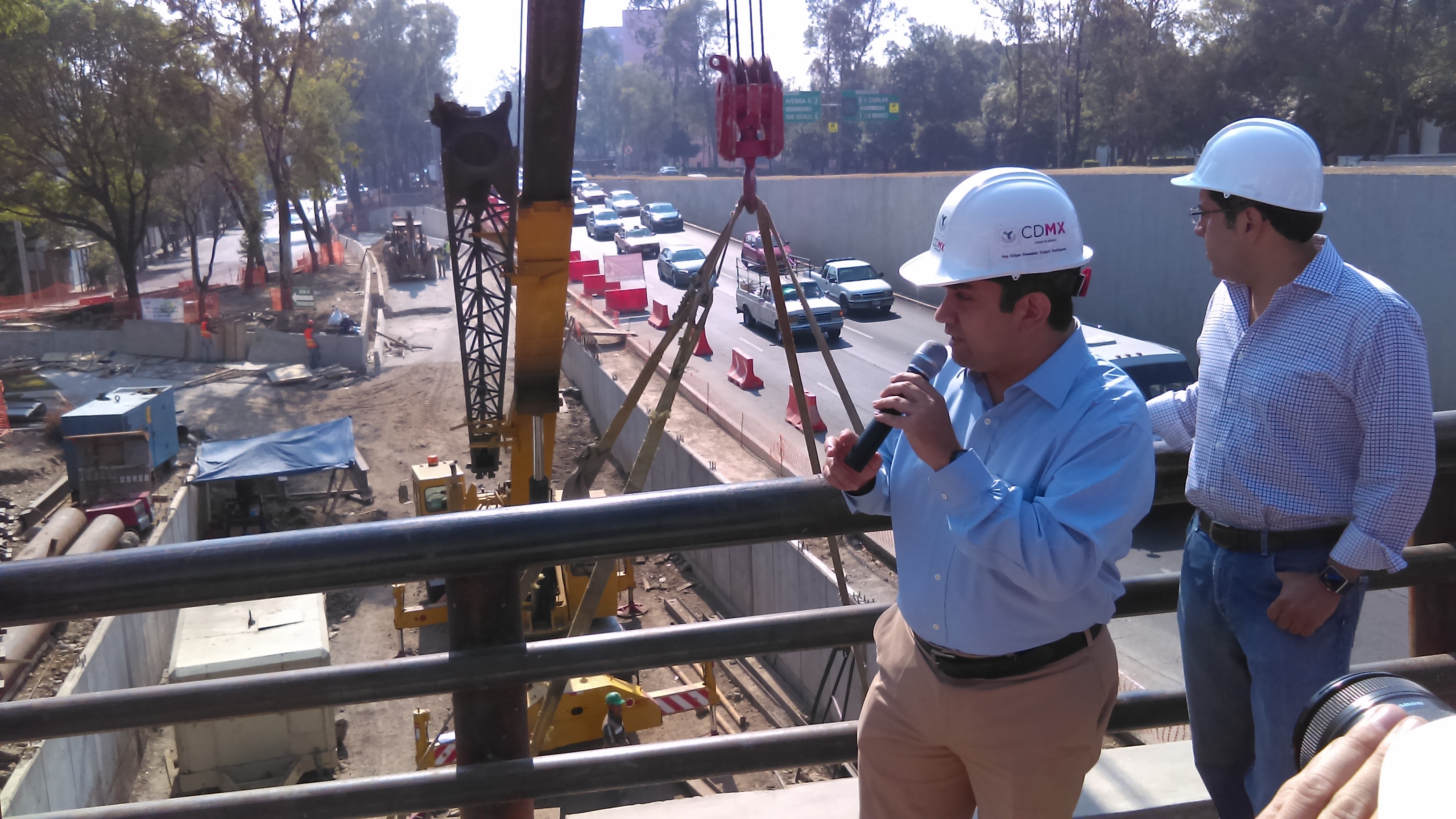 Avance del 25% el deprimido en Mixcoac e Insurgentes