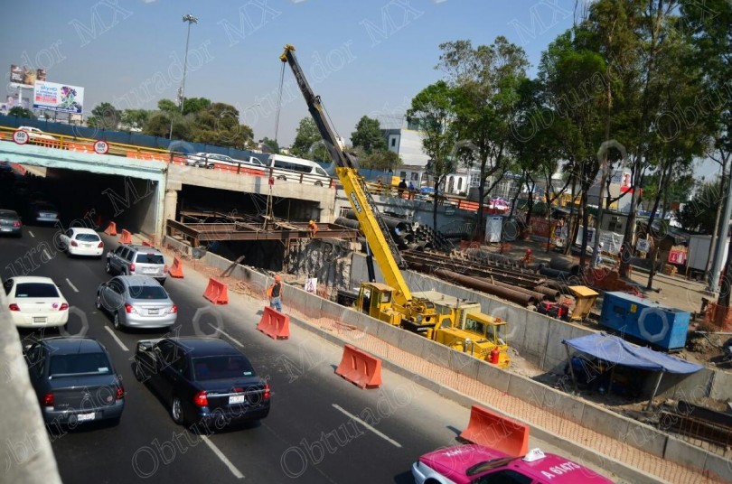 El túnel de Circuito y Tlalpan estará listo hasta junio.