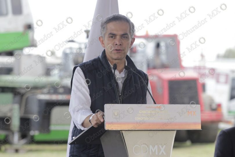 Reclama Mancera apoyo al gobierno federal para atender contaminación