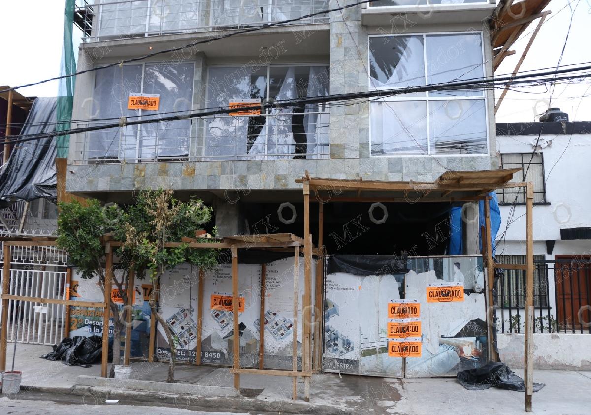 Clausuran obra irregular en Balbuena