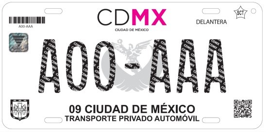 Habrá nuevas placas vehiculares en la CdMx; no serán obligatorias