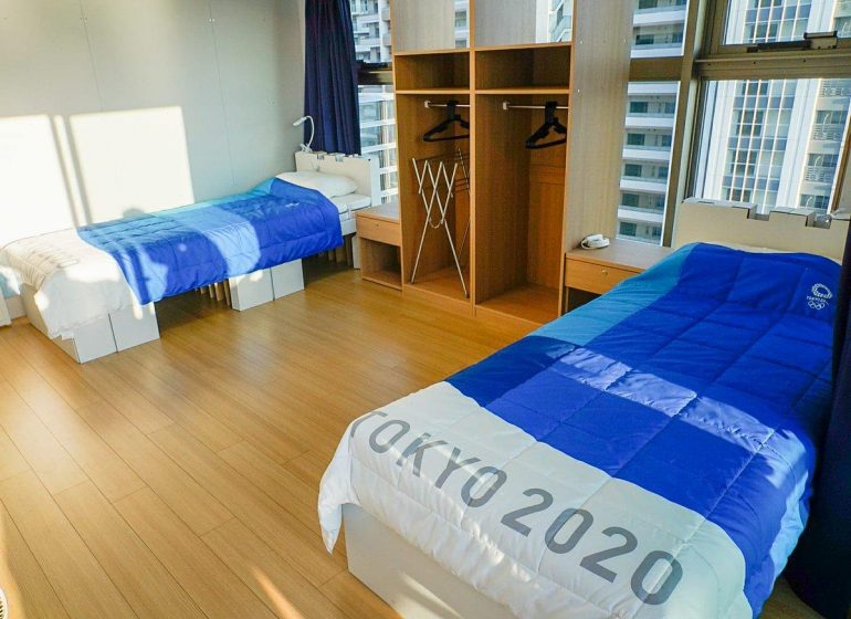 Las peculiares camas de la Villa Olímpica en Tokio 2020