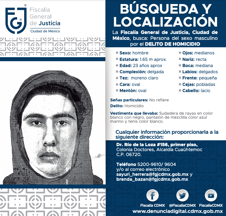 FGJ presunto homicida