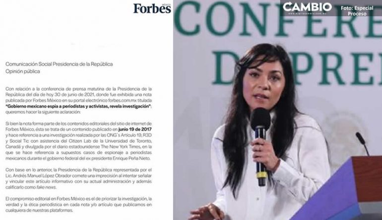 Forbes se defiende ante calumnias de Elizabeth Vilchis