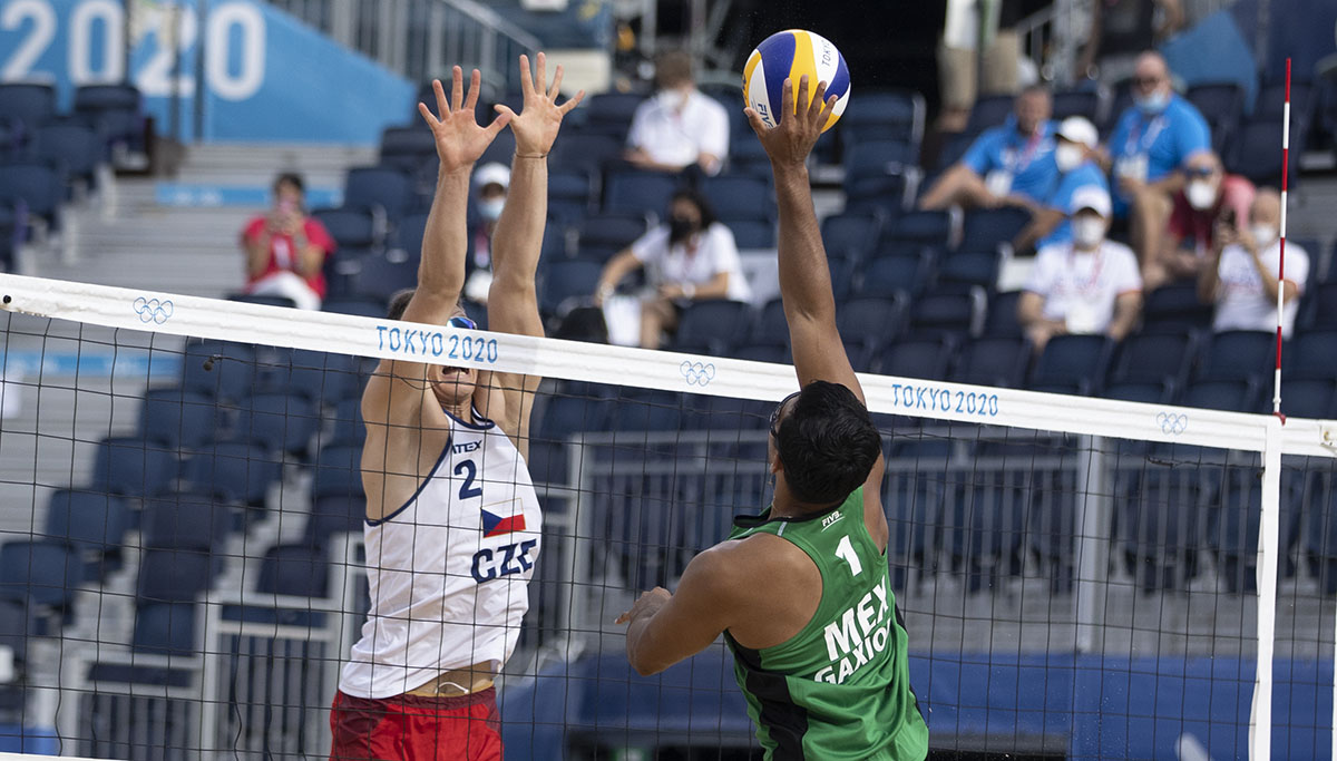 México cae ante Republica Checa en voleibol de playa