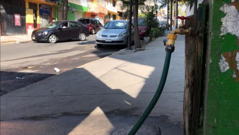 Falta de agua en Coyoacán