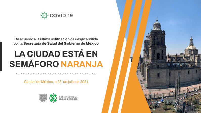 Regresó la CDMX a semáforo naranja