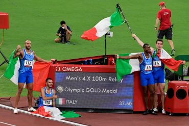 Italia domina el atletismo