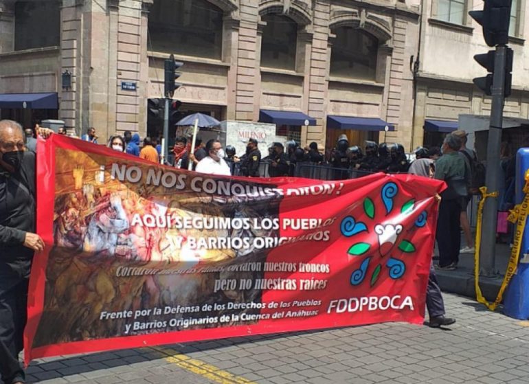 La resistencia indígena sigue, claman