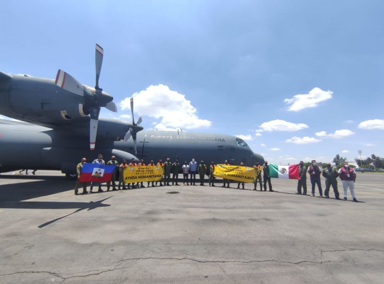 México manda ayuda humanitaria para Haití por terremoto