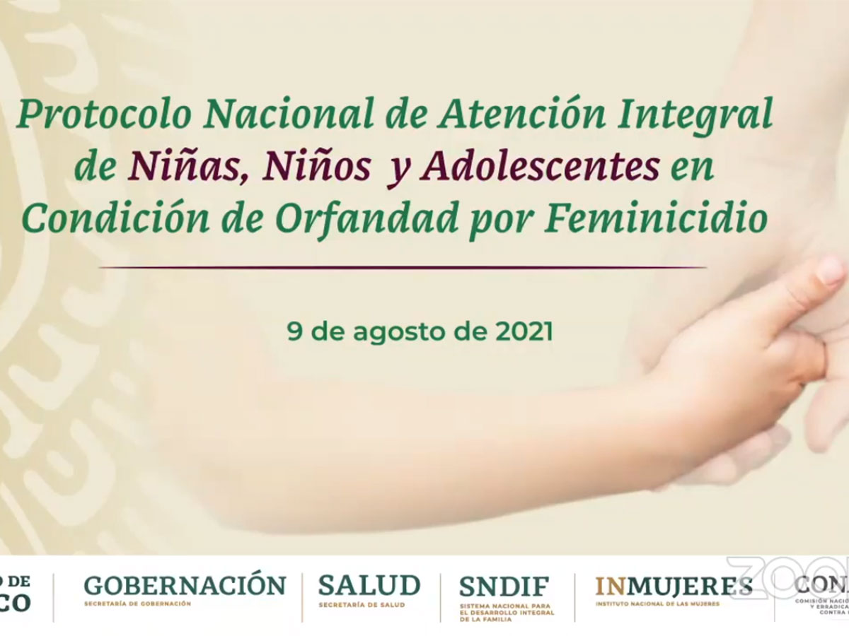 Protocolo de atención a menores en condición de orfandad por feminicidio