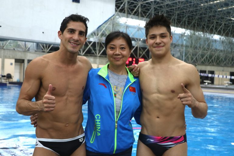 Rommel Pacheco y Osmar Olivera avanzan a semifinales de trampolín