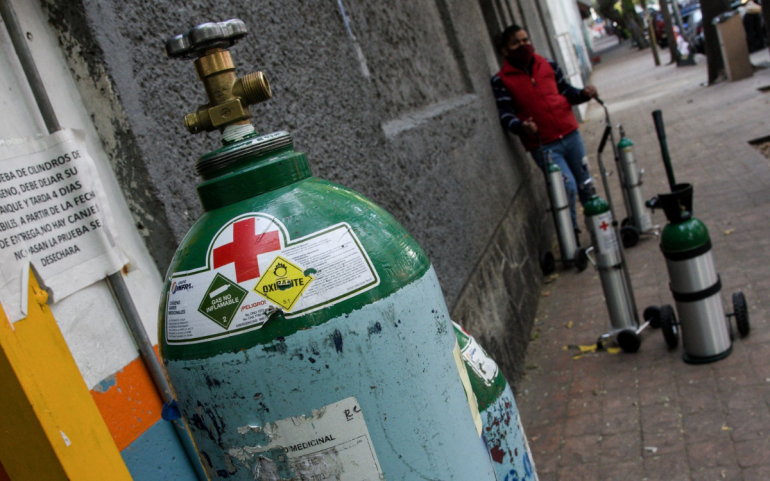 Piden suministro de oxígeno medicinal gratuito