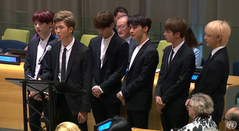 BTS defiende a la juventud en su discurso en la ONU BTS defiende a la juventud en su discurso en la ONU