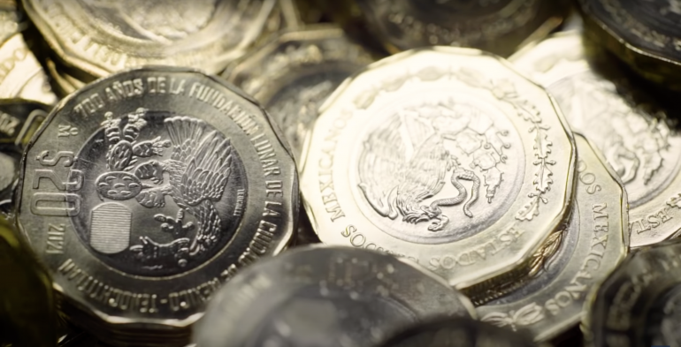 Seis monedas conmemorativas