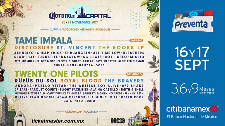 Confirman Corona Capital 2021