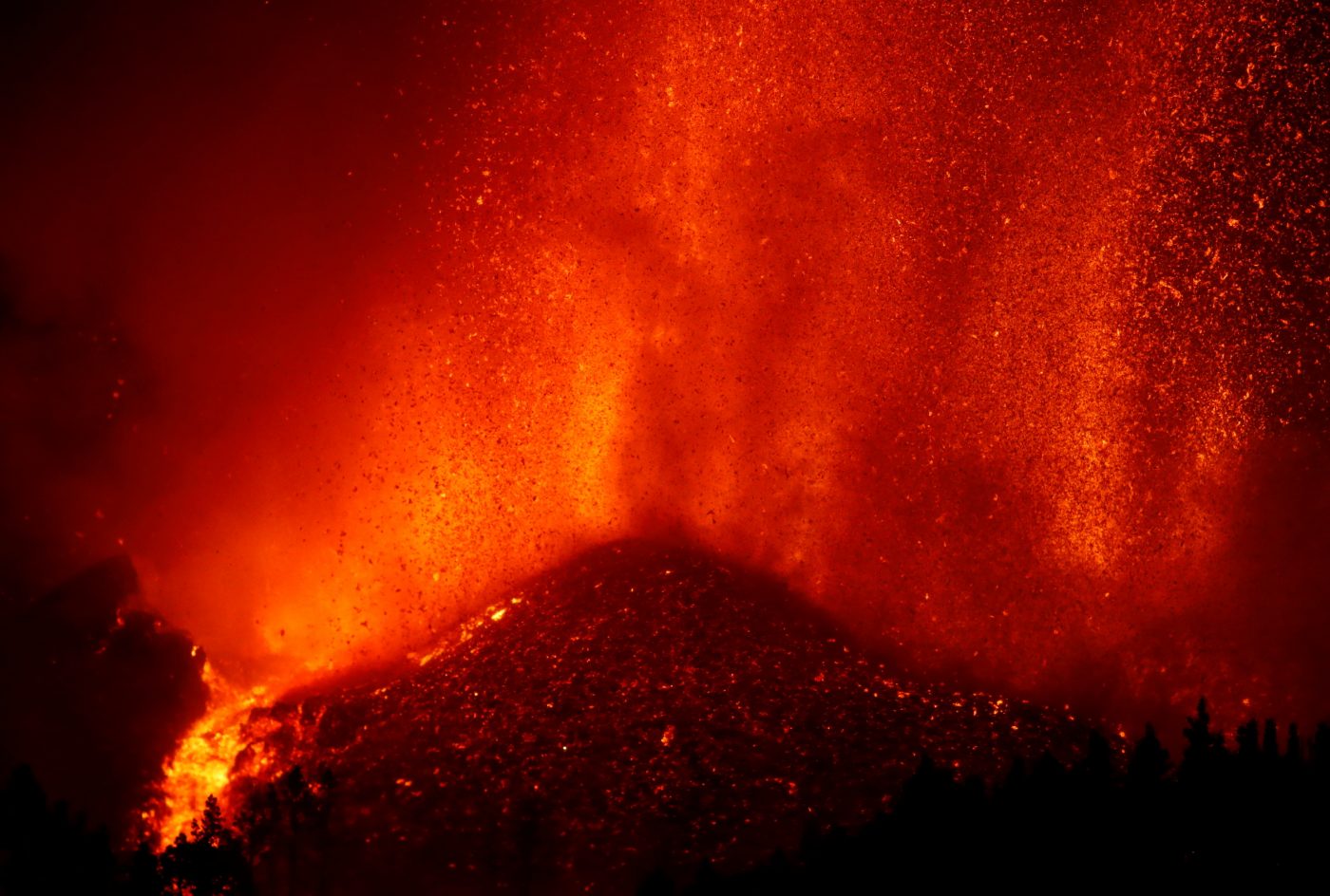 Las impactantes imágenes de la erupción en La Palma