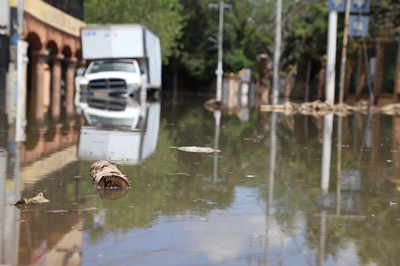 Otro desbordamiento por lluvias
