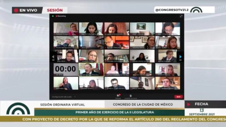 Por diputados con Covid deciden sesiones virtuales