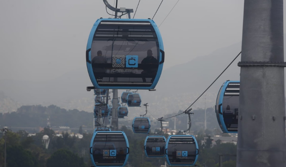 cablebus-cdmx-falla-electrica-usuarios Línea 2 del Cablebús se detuvo