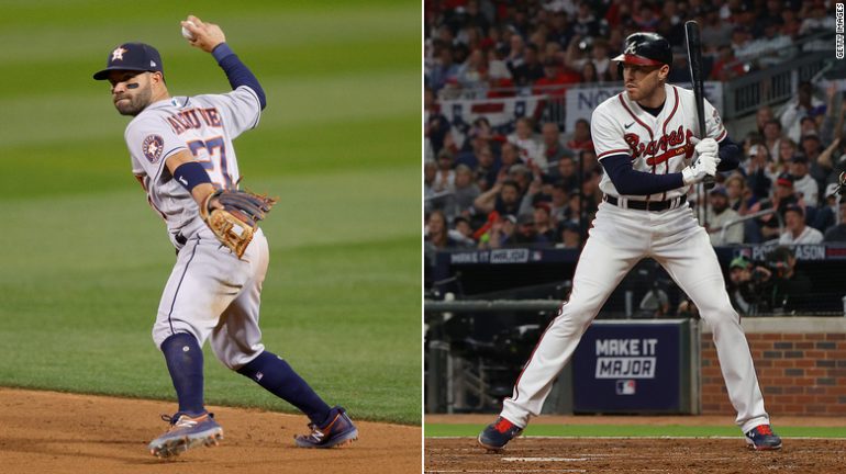 Astros y Bravos inician la Serie Mundial