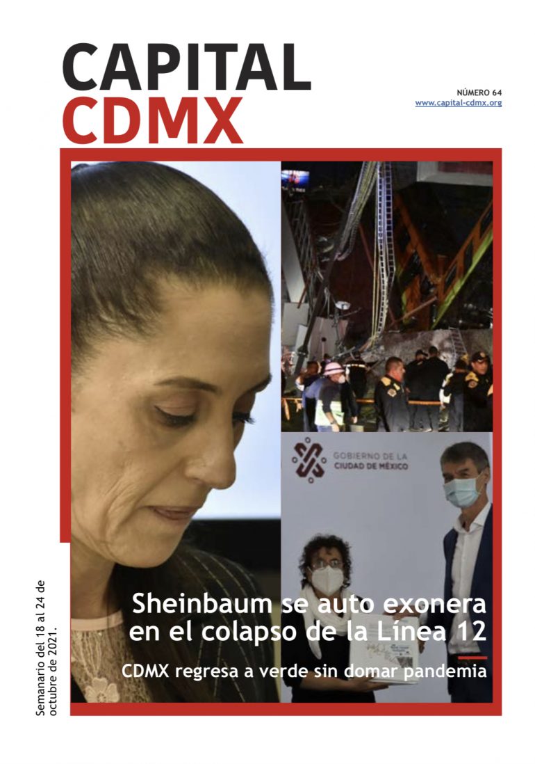 Sheinbaum se autoexonera en el colapso de la Línea 12