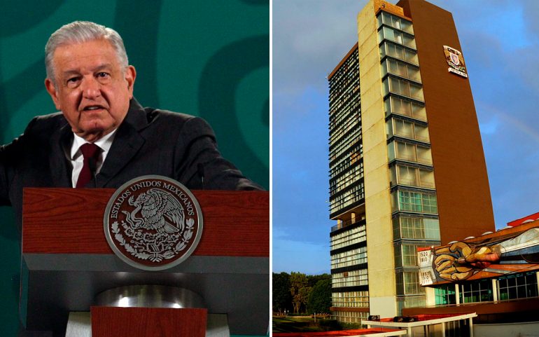 AMLO lamenta que la UNAM se haya derechizado