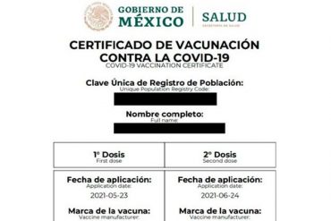 EU aceptará certificado de vacunación impreso