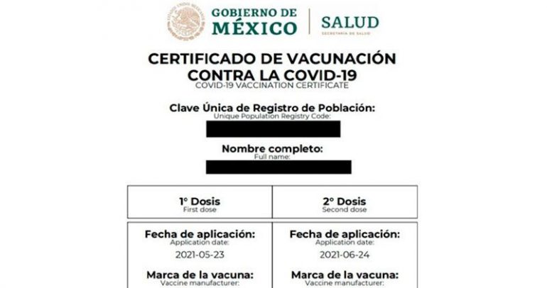 EU aceptará certificado de vacunación impreso