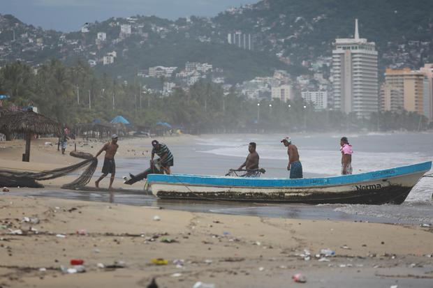 Huracán 'Rick' impacta en la costa de Guerrero