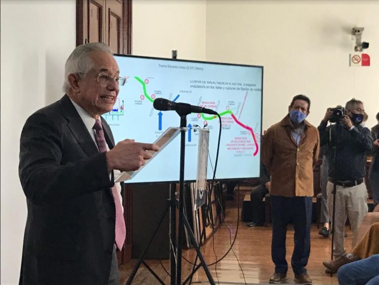 Ebrard está desesperado por Línea 12, dice Gaviño