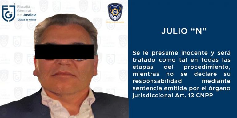 Detienen a Julio César Serna por enriquecimiento ilícito