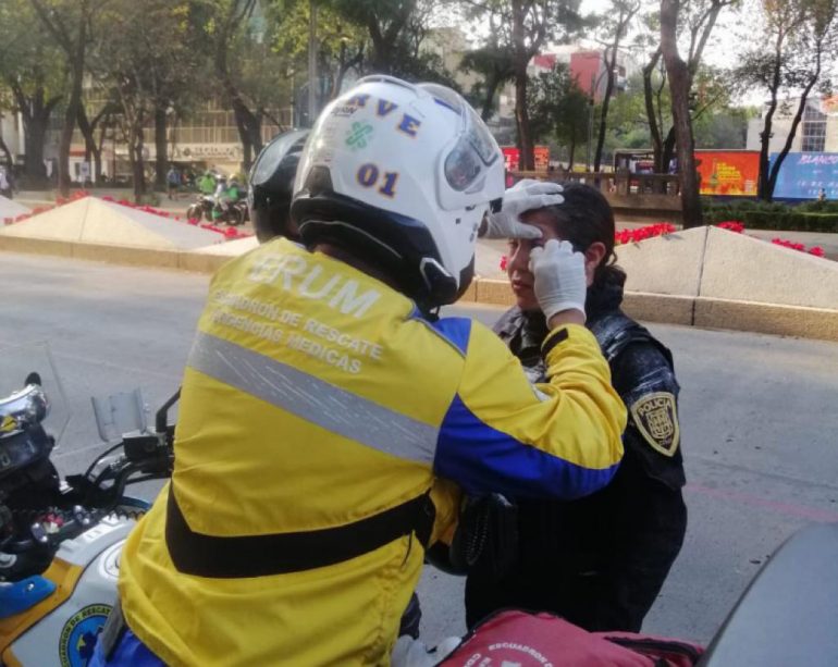 Reportan 17 lesionados en marchas feministas