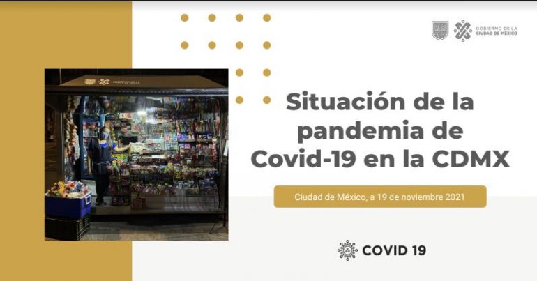 Se estanca comportamiento de Covid en la CDMX
