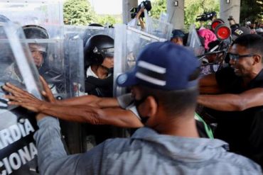 Guardia Nacional disparó contra vehículo de migrantes