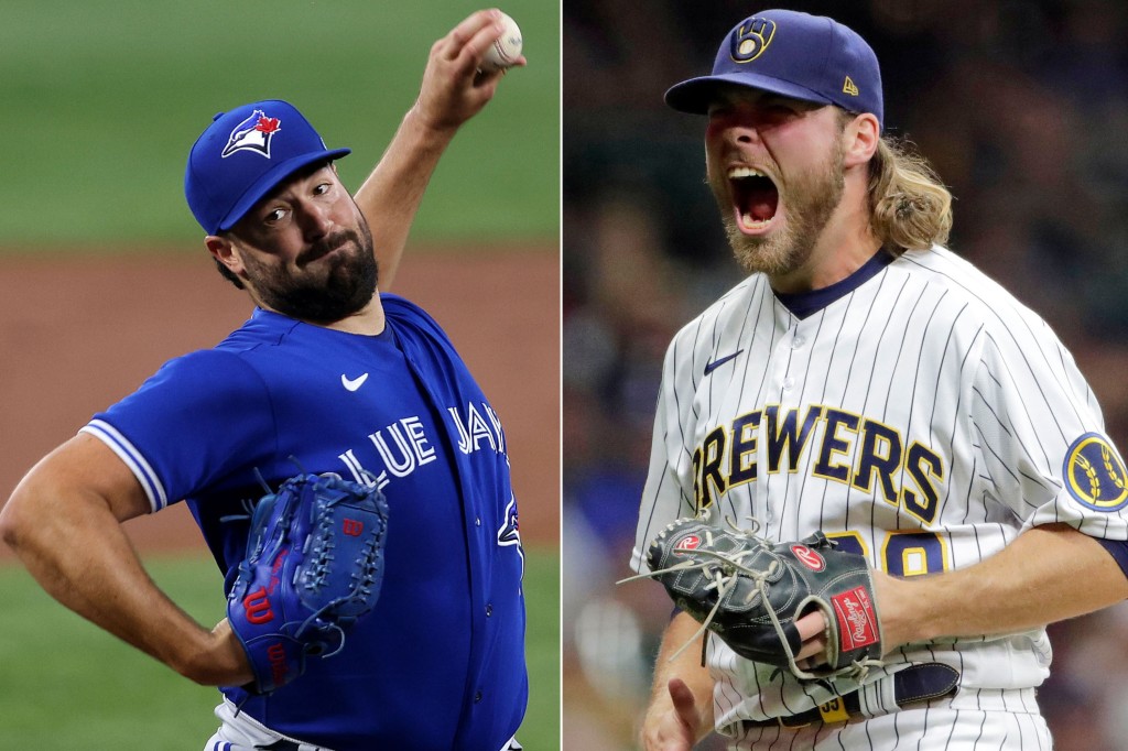 Corbin Burnes y Robbie Ray ganadores del Cy Young en la MLB