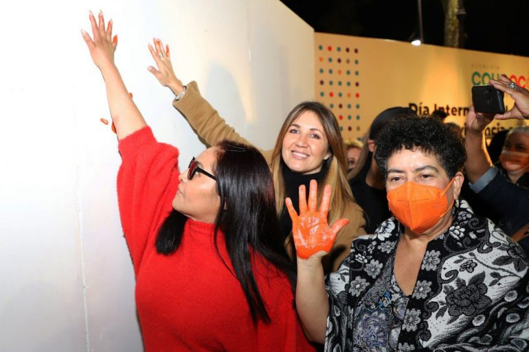 Coyoacán se sumó al activismo contra la violencia a las mujeres