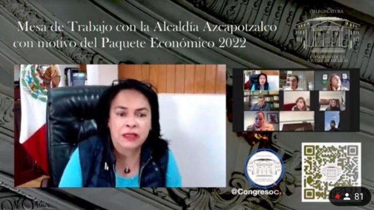 Pide alcaldesa en Azcapotzalco 190 mdp extras para proyectos especiales