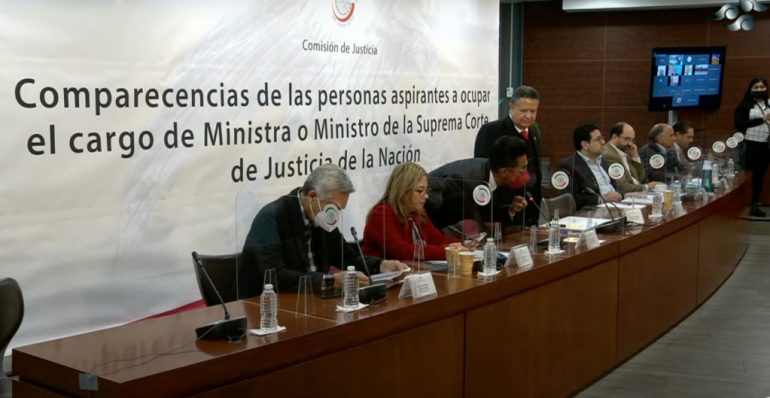 Comparecen candidatos a ministros de la SCJN
