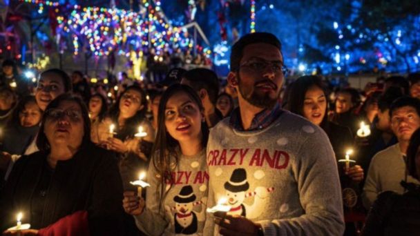 parque navideño en la CDMX
