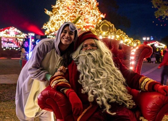 parque navideño en la CDMX