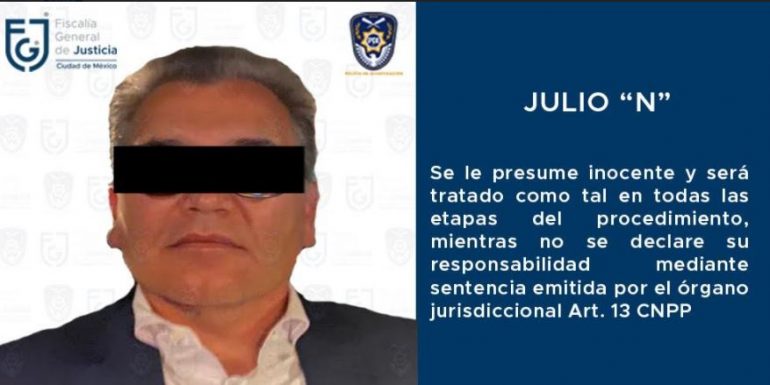 Imponen prisión preventiva a Julio César Serna