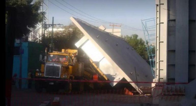 Por percance con trabe cambiará proceso constructivo de trolebús elevado