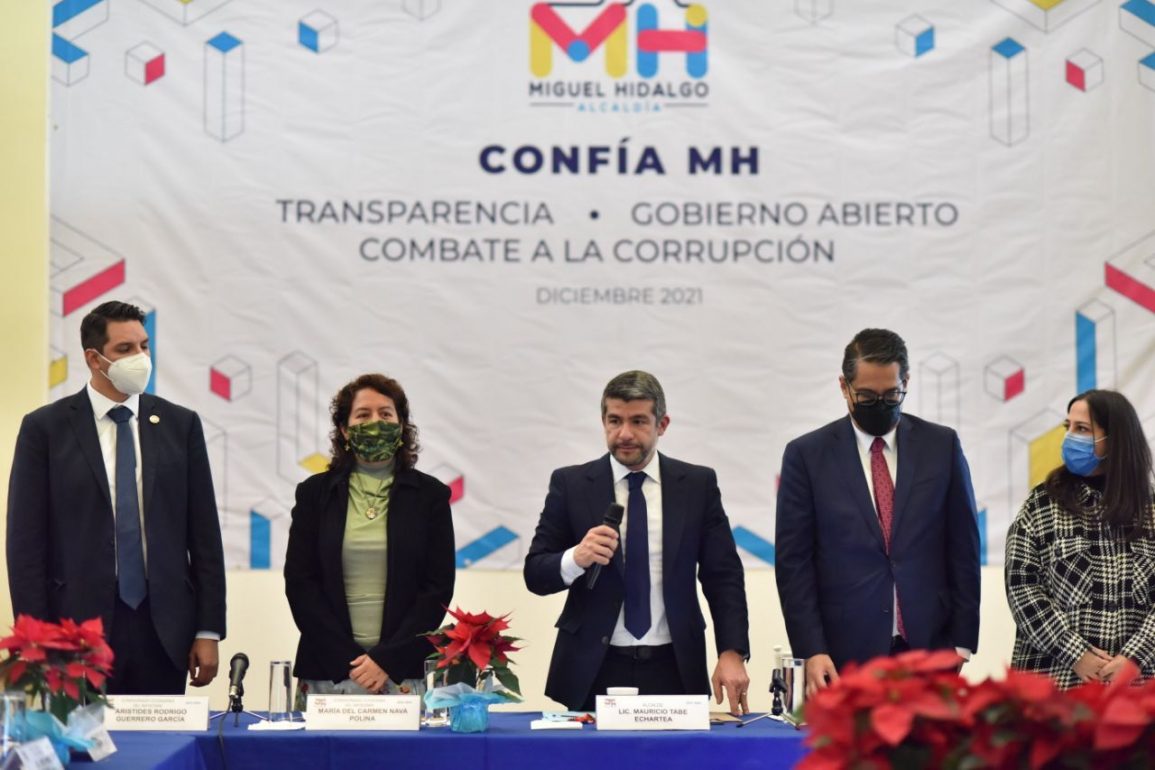 Firma MH convenio con Red Ciudadana en Apertura