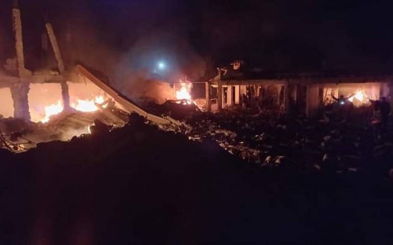 Explosión de polvorín en Puebla