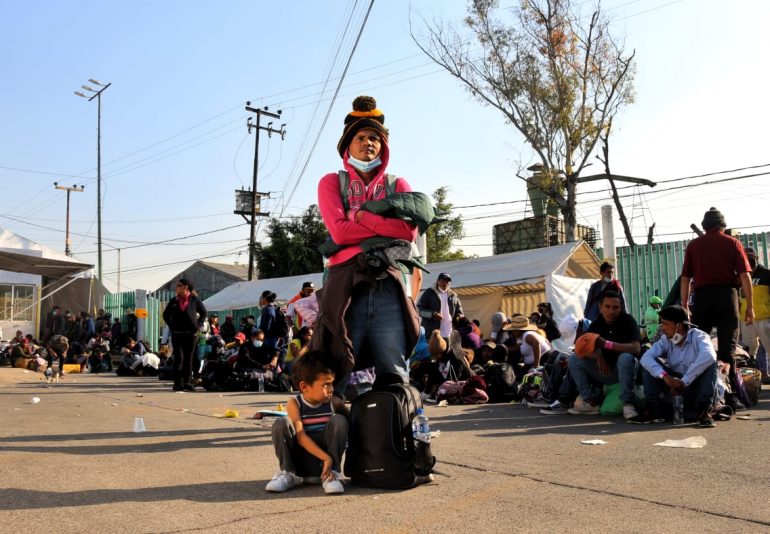 Migrantes dejan CDMX.