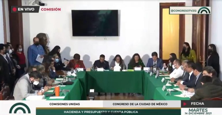 En una hora comisiones del Congreso local aprueban dictamen de Paquete Económico. Pasa al Pleno